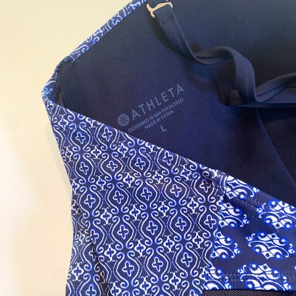 Athleta Tangier Cutout Halter One-Piece Swimsuit Size L - Picture 8 of 10